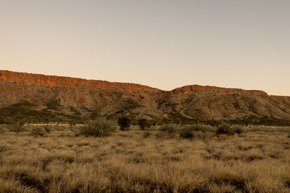Line of Red and Shadow - Alice Springs