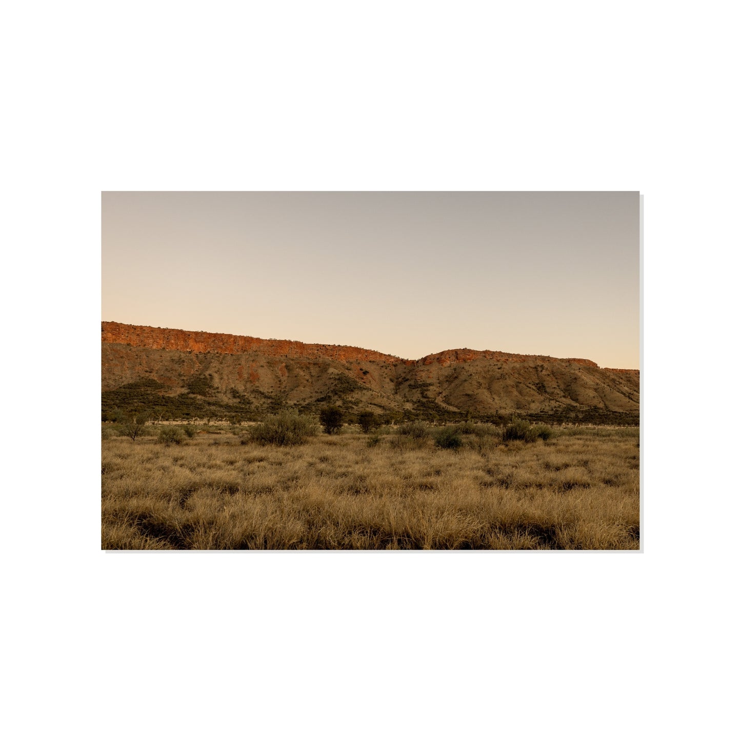 Line of Red and Shadow - Alice Springs