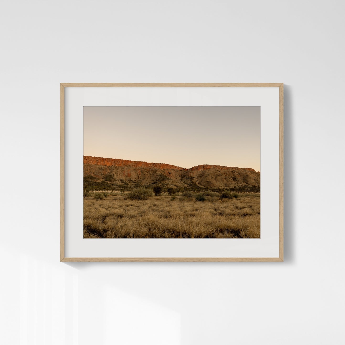 Line of Red and Shadow - Alice Springs