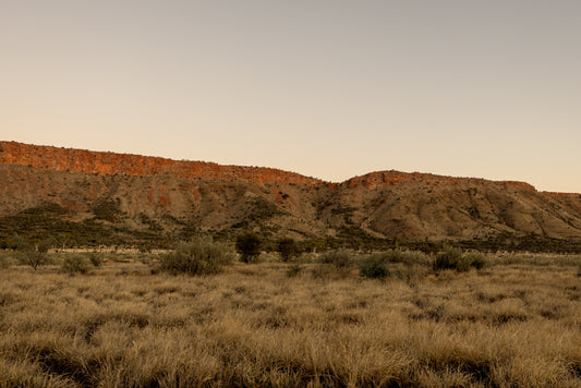 Line of Red and Shadow - Alice Springs