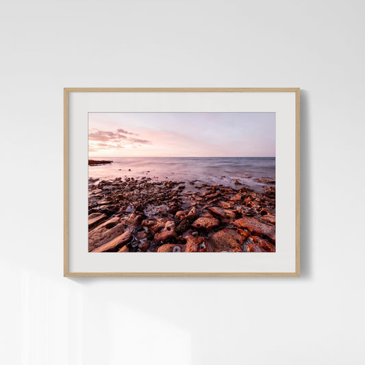 Last Light on the Rocks - Nightcliff Beach