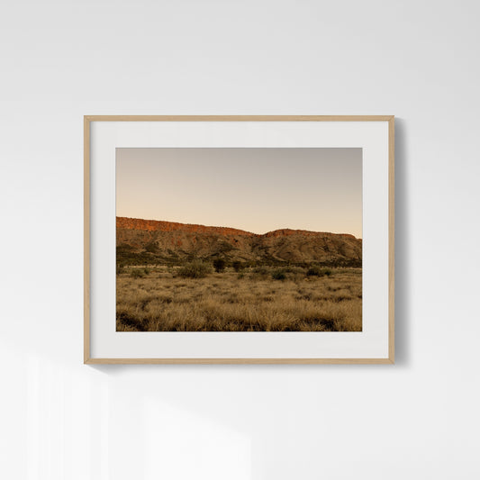 Line of Red and Shadow - Alice Springs